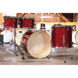 Canopus Yaiba 4pc Groove Kit Dark Red Sparkle Lacquer