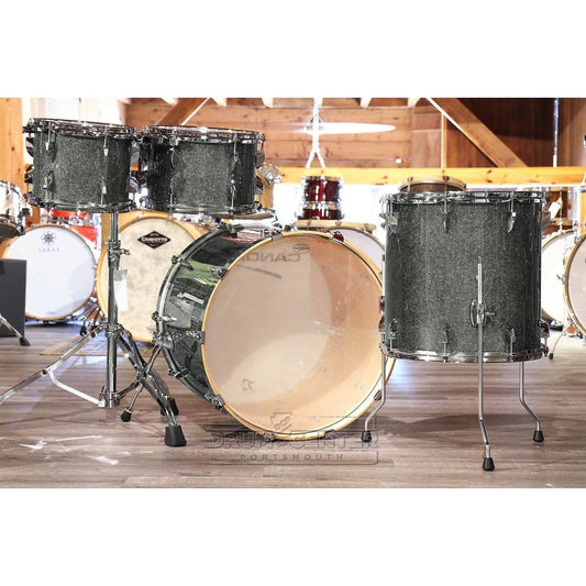Canopus Yaiba 4pc Groove Kit Grey Sparkle Lacquer