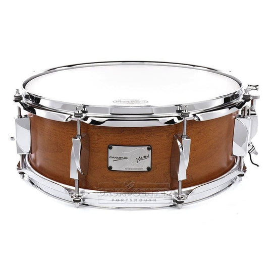 Canopus Yaiba Maple Snare Drum 14x5.5 Antique Brown Matte