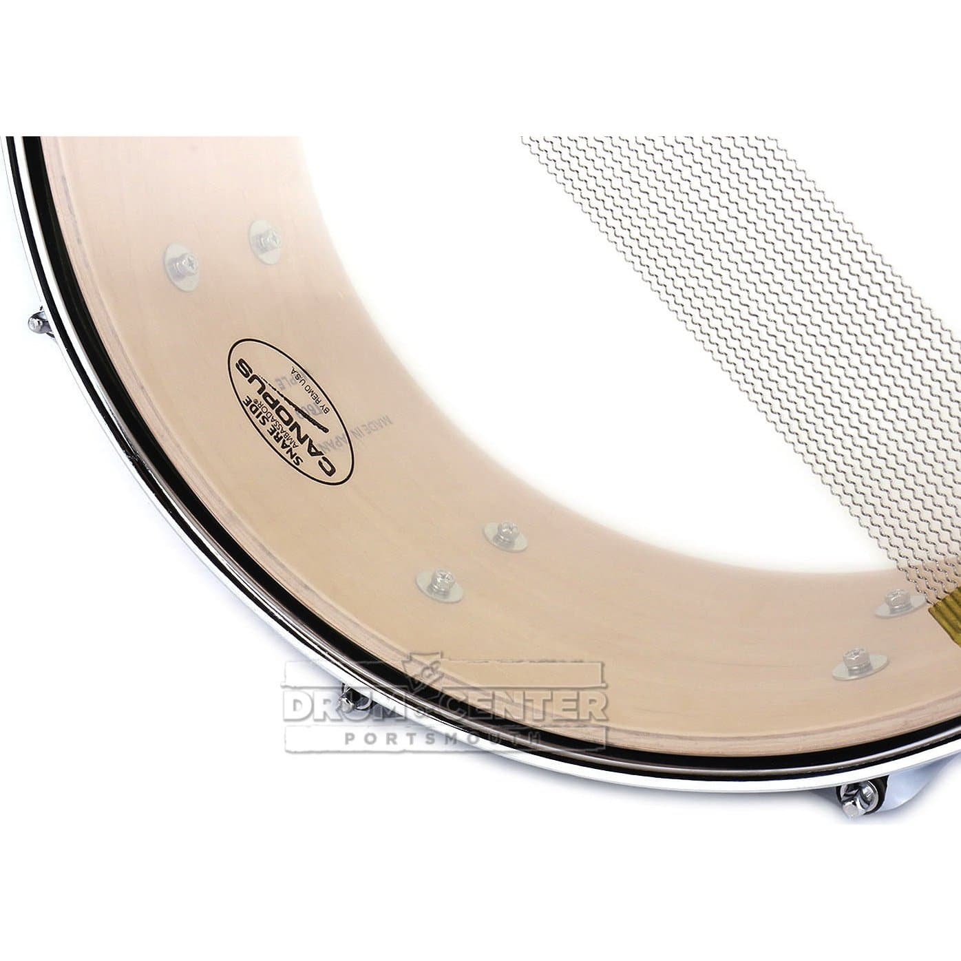 Canopus Yaiba Maple Snare Drum 14x5.5 Ebony Lacquer