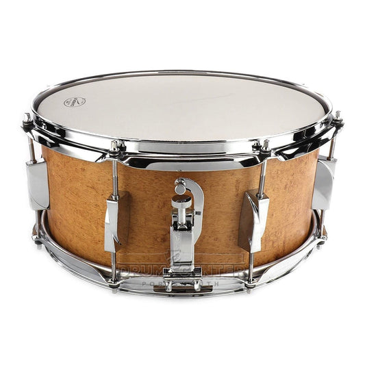 Canopus Yaiba Maple Snare Drum 14x6.5 Antique Natural Matte Lacquer