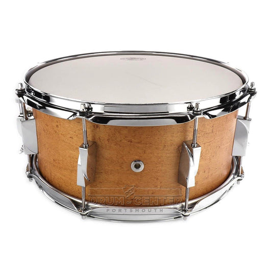 Canopus Yaiba Maple Snare Drum 14x6.5 Antique Natural Matte Lacquer