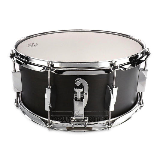 Canopus Yaiba Maple Snare Drum 14x6.5 Ebony Matte Lacquer