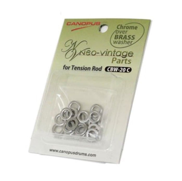 Canopus Chrome Over Brass Tension Rod Washers 20pk