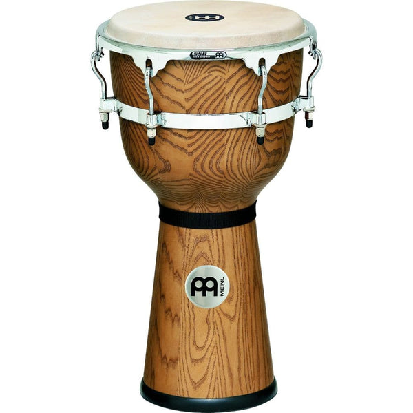 Meinl Floatune Series Wood Djembe 12 Zebra Finished Ash