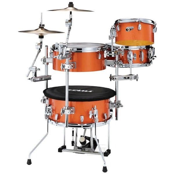 Tama Cocktail-jam 4-piece Drum Set W/ Hardware Bright Orange Sparkle