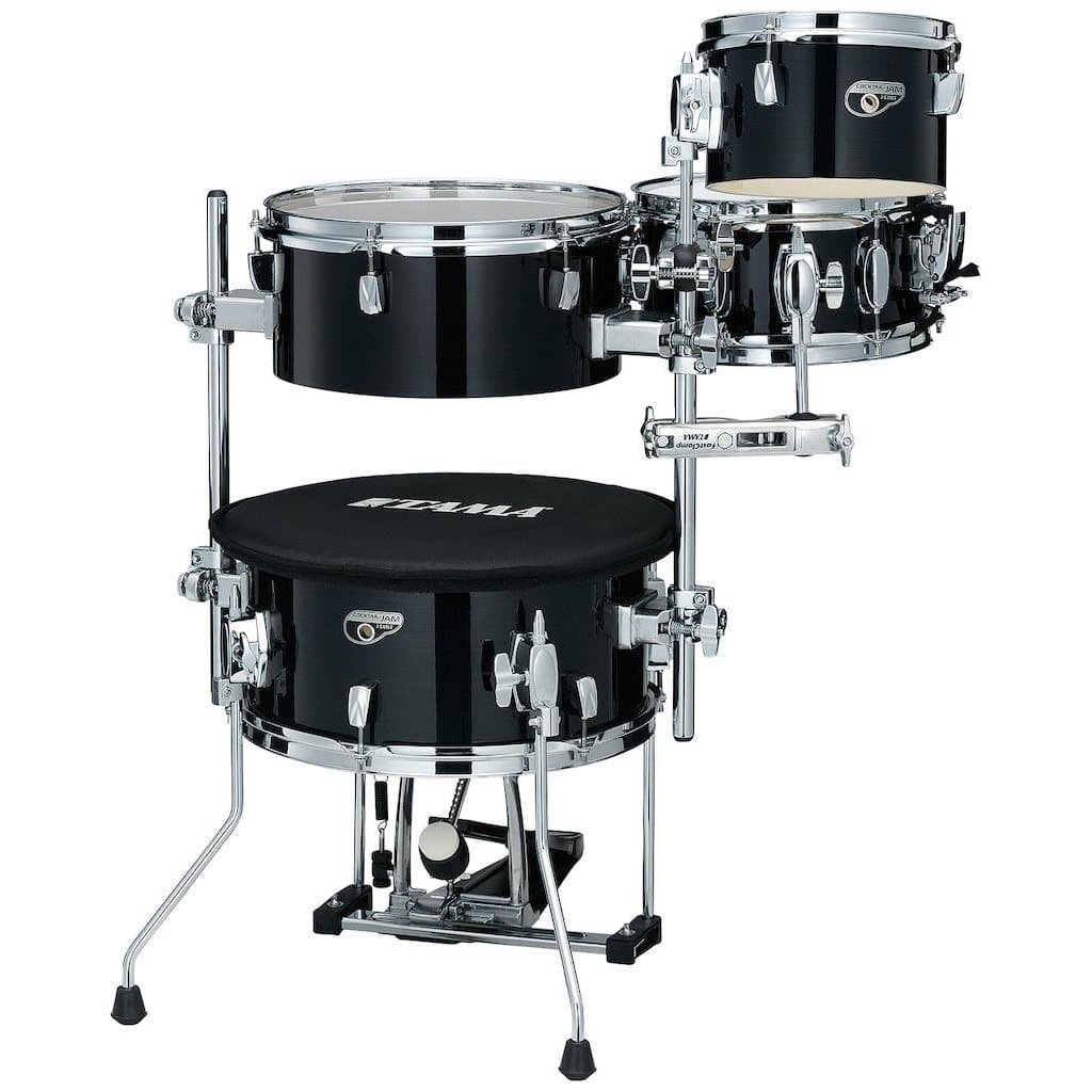 Tama Cocktail-jam Mini 4pc Drum Set With 14 Bass Drum - Hairline Black