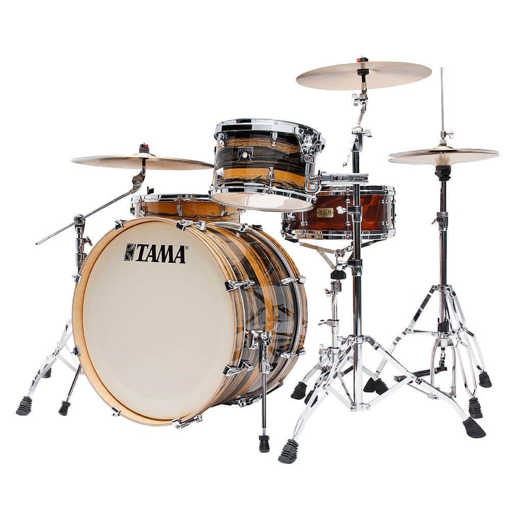 Tama Superstar Classic 3pc Shell Pack w/22BD Natural Ebony Tiger Wrap
