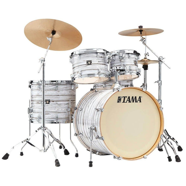 Tama Superstar Classic 5pc Drum Set Ice Ash Wrap