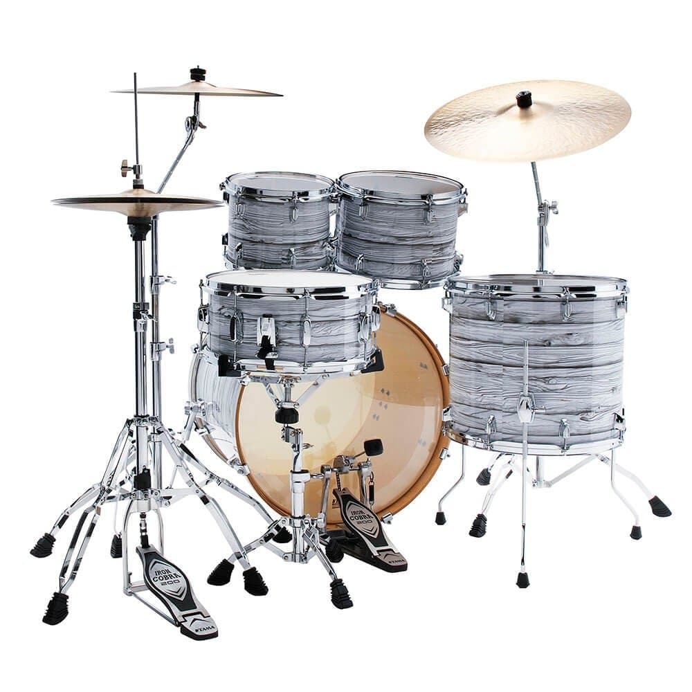 Tama Superstar Classic 5pc Drum Set Ice Ash Wrap