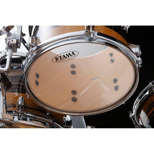Tama Superstar Classic 5pc Drum Set Natural Ebony Tiger Wrap