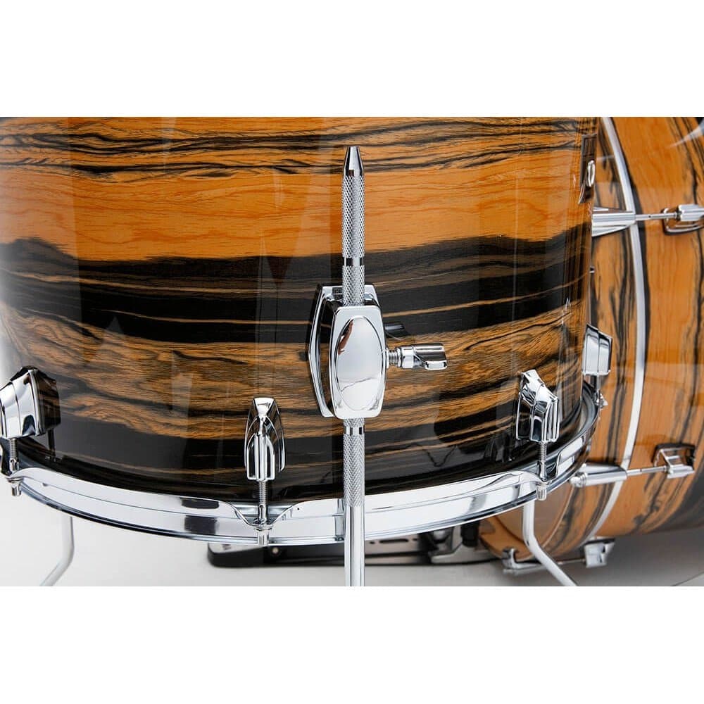 Tama Superstar Classic 5pc Drum Set Natural Ebony Tiger Wrap