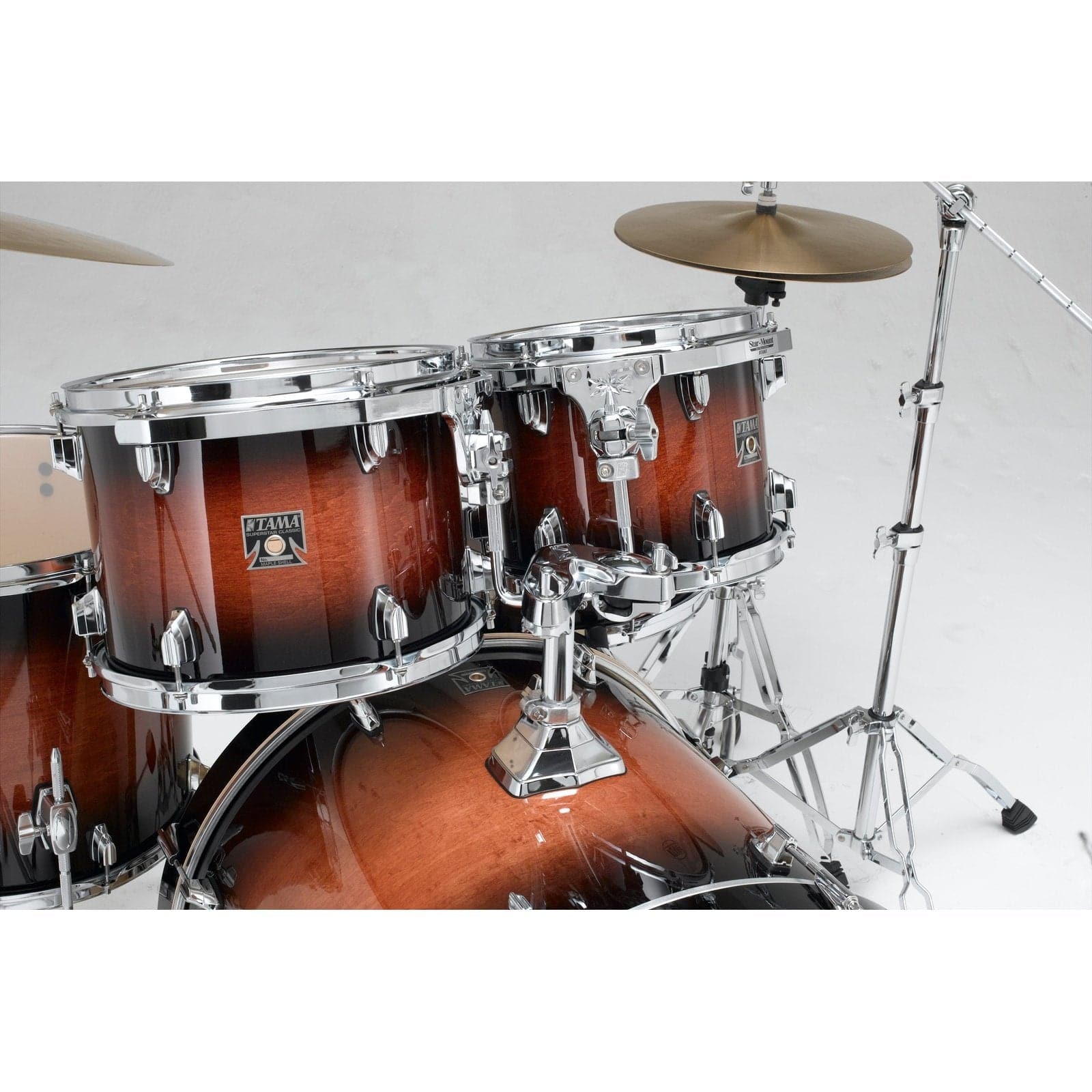 Tama Superstar CL Maple 5pc Drum Set Mahogany Burst