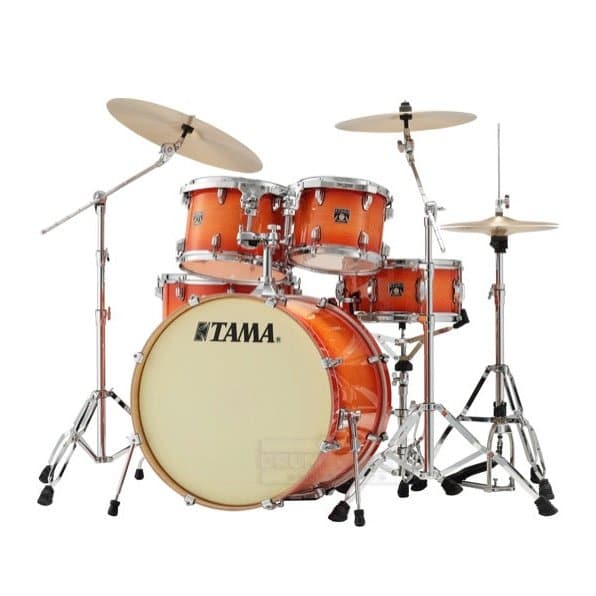 Tama Superstar Classic 5pc Drum Set Tangerine Lacquer Burst