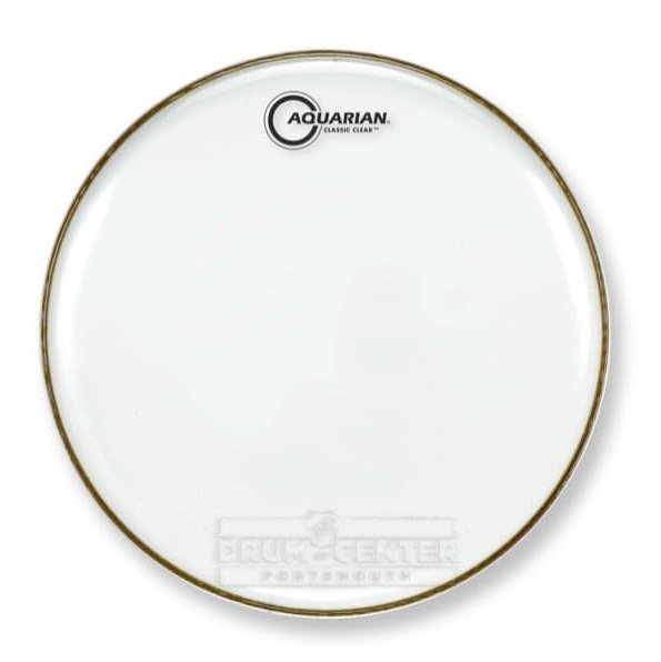 Aquarian Classic Clear Snare Side Drum Head 12"