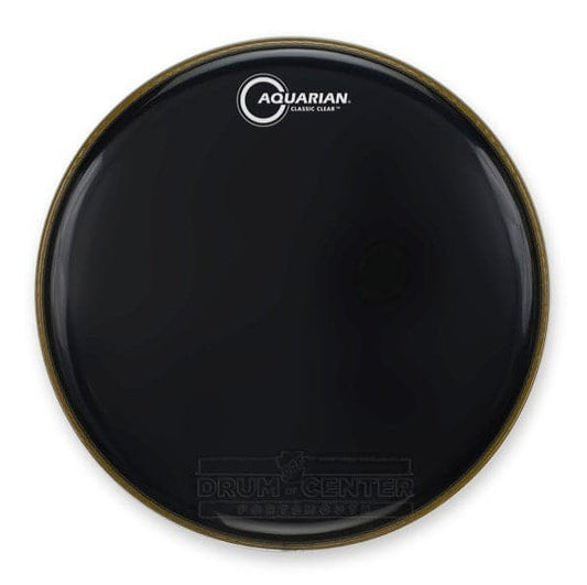 Aquarian Bass Drum Heads : Classic Clear Bass Drumhead 20 Black