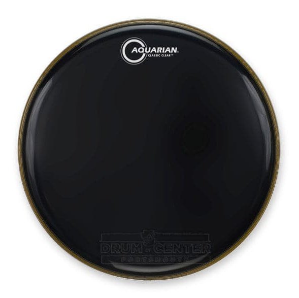Aquarian Bass Drum Heads : Classic Clear Bass Drumhead 22 Black