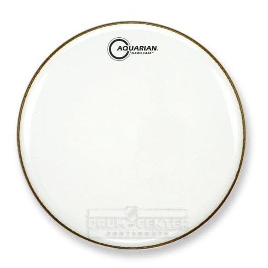 Aquarian Bass Drum Heads : Classic Clear Bass Drumhead 20 White