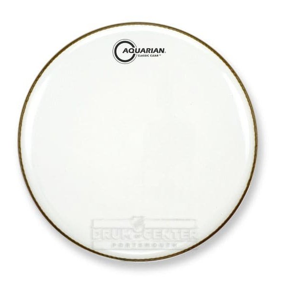 Aquarian Bass Drum Heads : Classic Clear Bass Drumhead 30 White