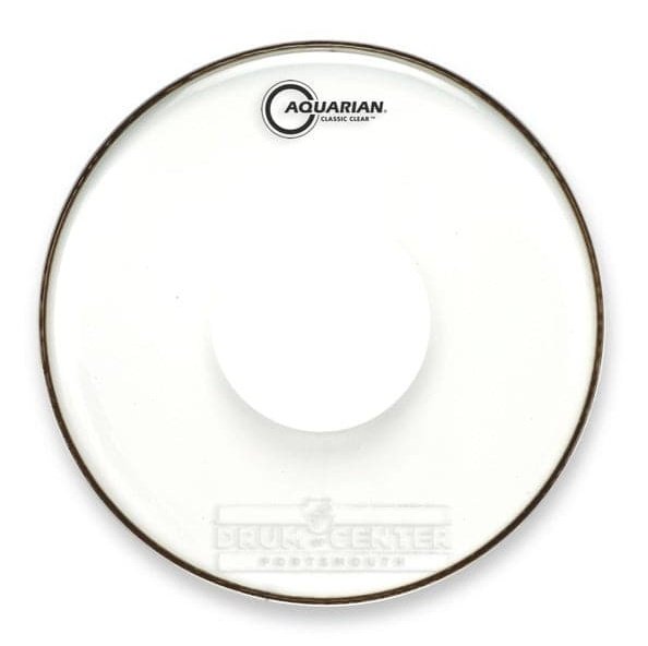 Aquarian Bass Drum Heads : Classic Clear Power Dot Bass Drumhead 22