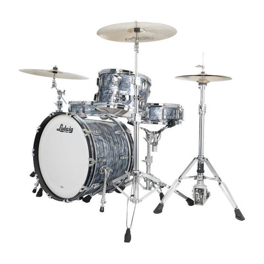 Ludwig Classic Oak 3pc Downbeat Drum Set Sky Blue
