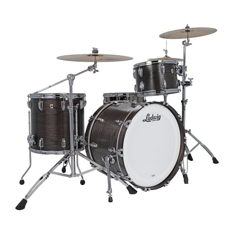 Ludwig Classic Oak 3pc Fab Drum Set - Smoke