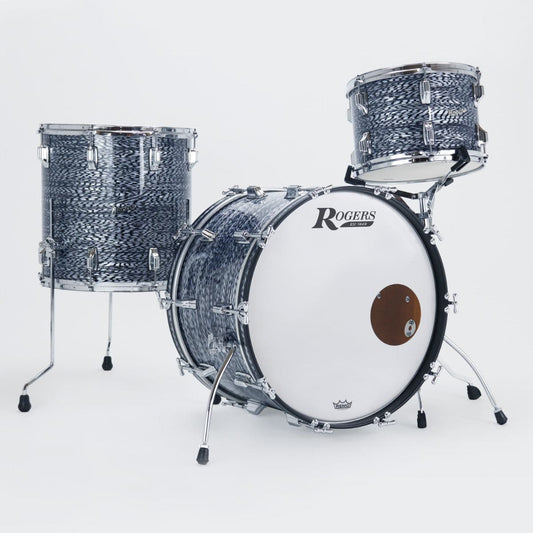 Rogers Cleveland Series 3pc Drum Set Sky Blue Onyx