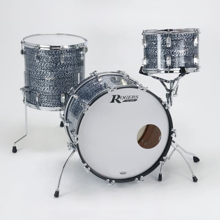 Rogers Cleveland 3pc Drum Set w/20BD Sky Blue Onyx