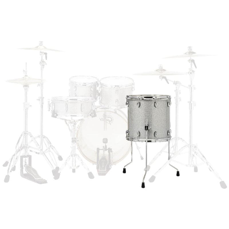 Gretsch Catalina Maple 14x14 Floor Tom Silver Sparkle