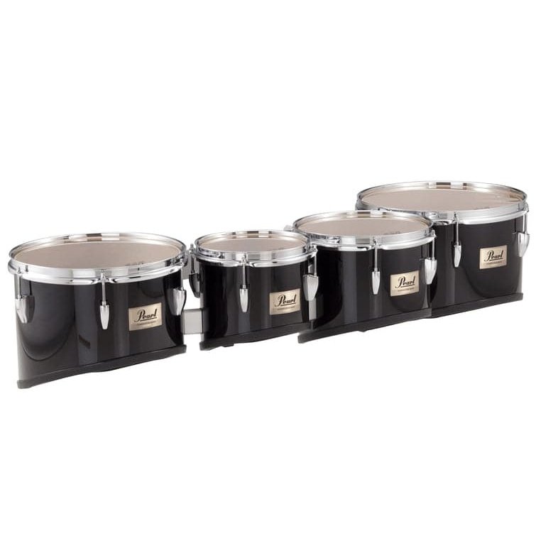 Pearl 8, 10, 12, 13 Competitor Tom Quads - Midnight Black