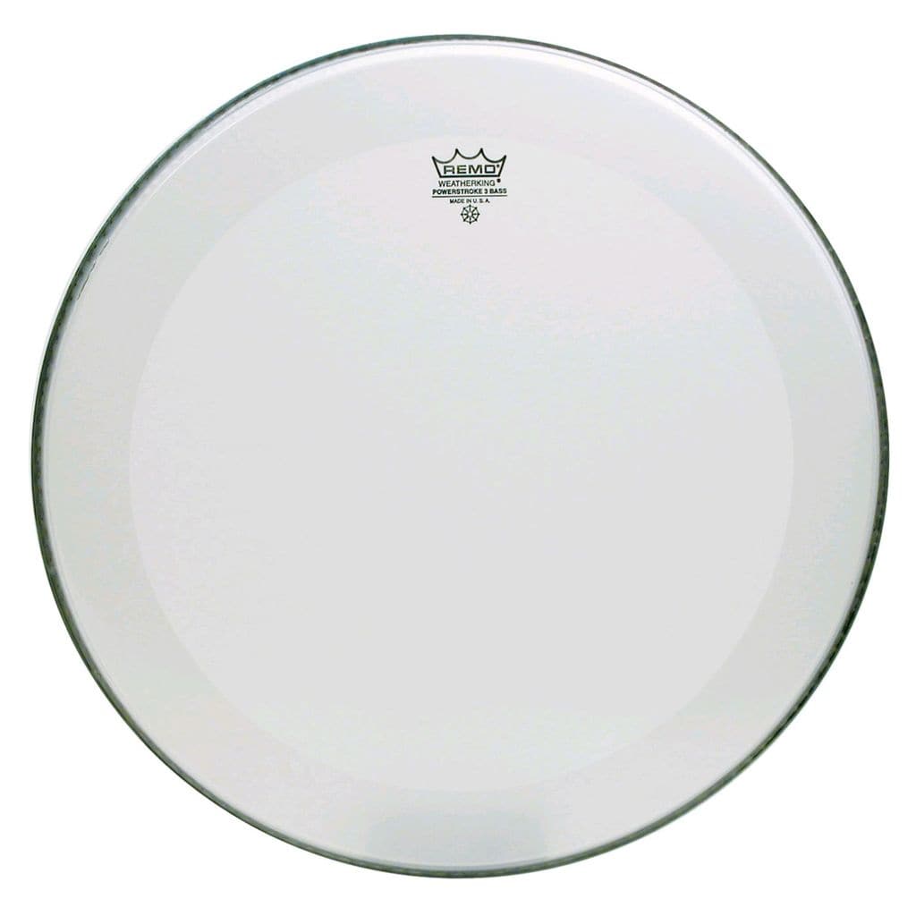 Remo Coated Powerstroke 16 Inch Bass Drum Head w/No Stripe