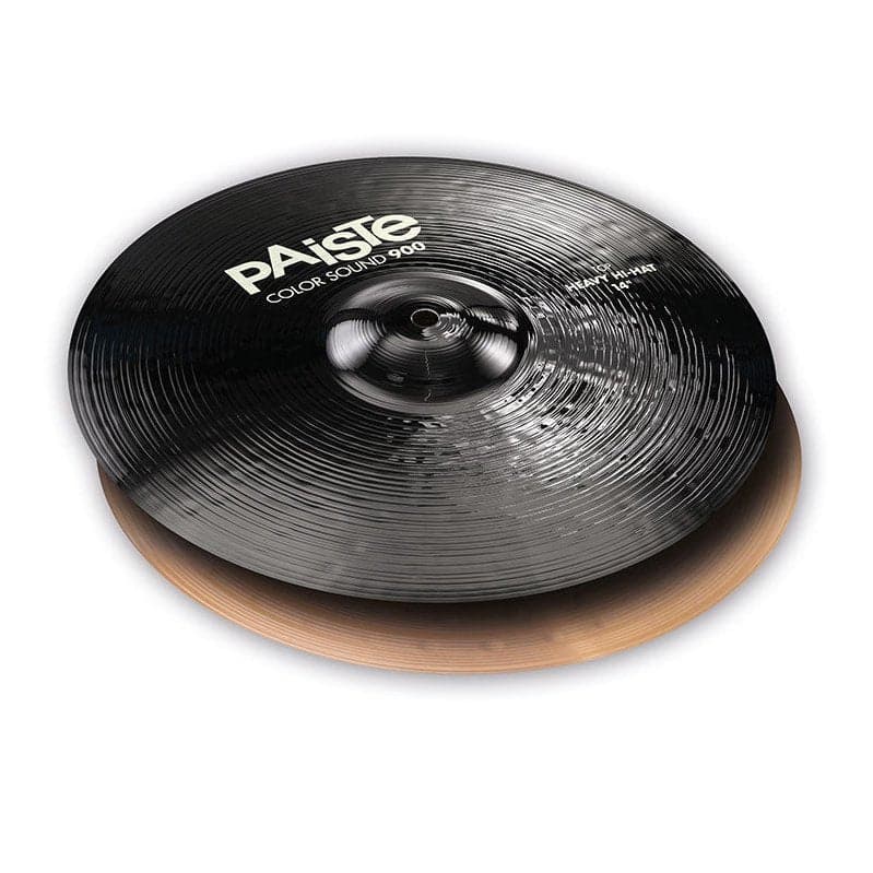Paiste 900 Series Color Sound Black 14 Heavy Hi Hat Cymbals