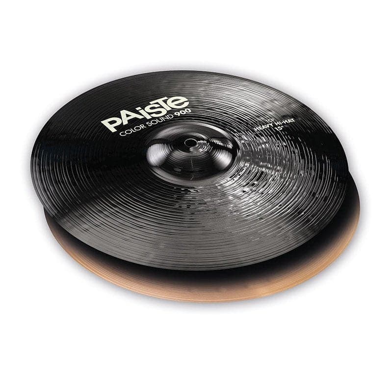 Paiste 900 Series Color Sound Black 15 Heavy Hi Hat Bottom Cymbal