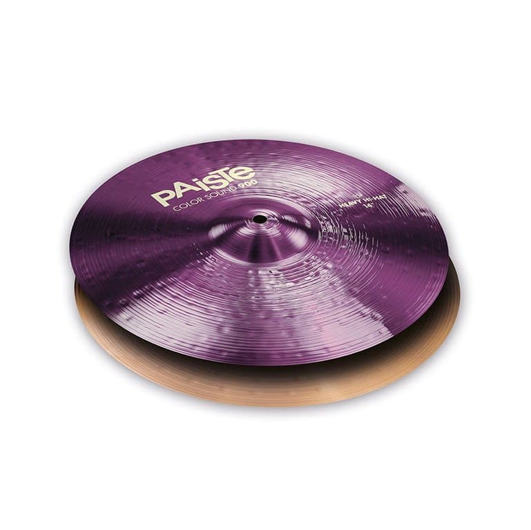 Paiste 900 Series Color Sound Purple 14 Heavy Hi Hat Cymbals