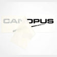 Canopus Bass Drum Logo Sticker (Large, Black)