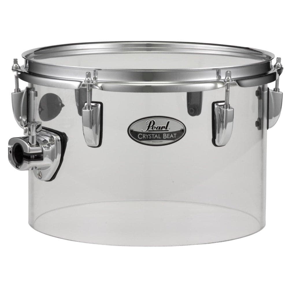 Pearl Crystal Beat 12"x8" Single-Headed Tom - Ultra Clear