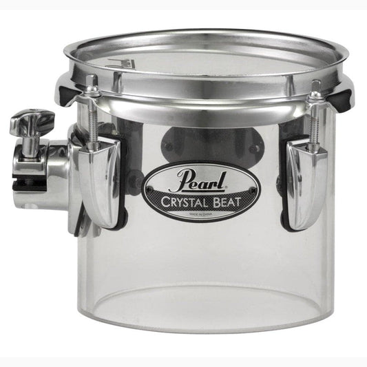 Pearl Crystal Beat 6"x5.5" Single-Headed Tom - Ultra Clear