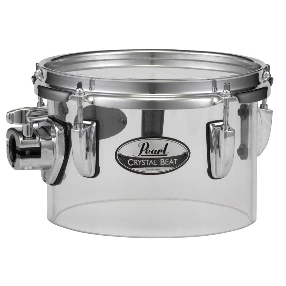 Pearl Crystal Beat 8"x5.5" Single-Headed Tom - Ultra Clear