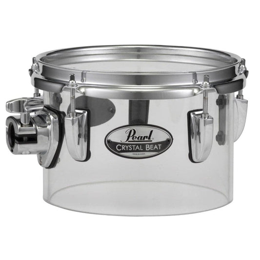 Pearl Crystal Beat 8"x5.5" Single-Headed Tom - Ultra Clear
