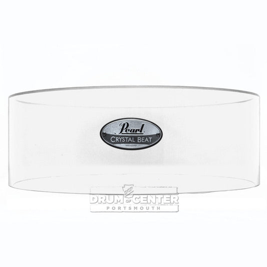 Pearl Crystal Beat Acrylic Free Floating Snare Shell 14x5 Ultra Clear