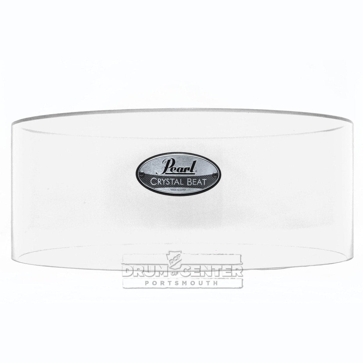 Pearl Crystal Beat Acrylic Free Floating Shell 14x6.5 Ultra Clear