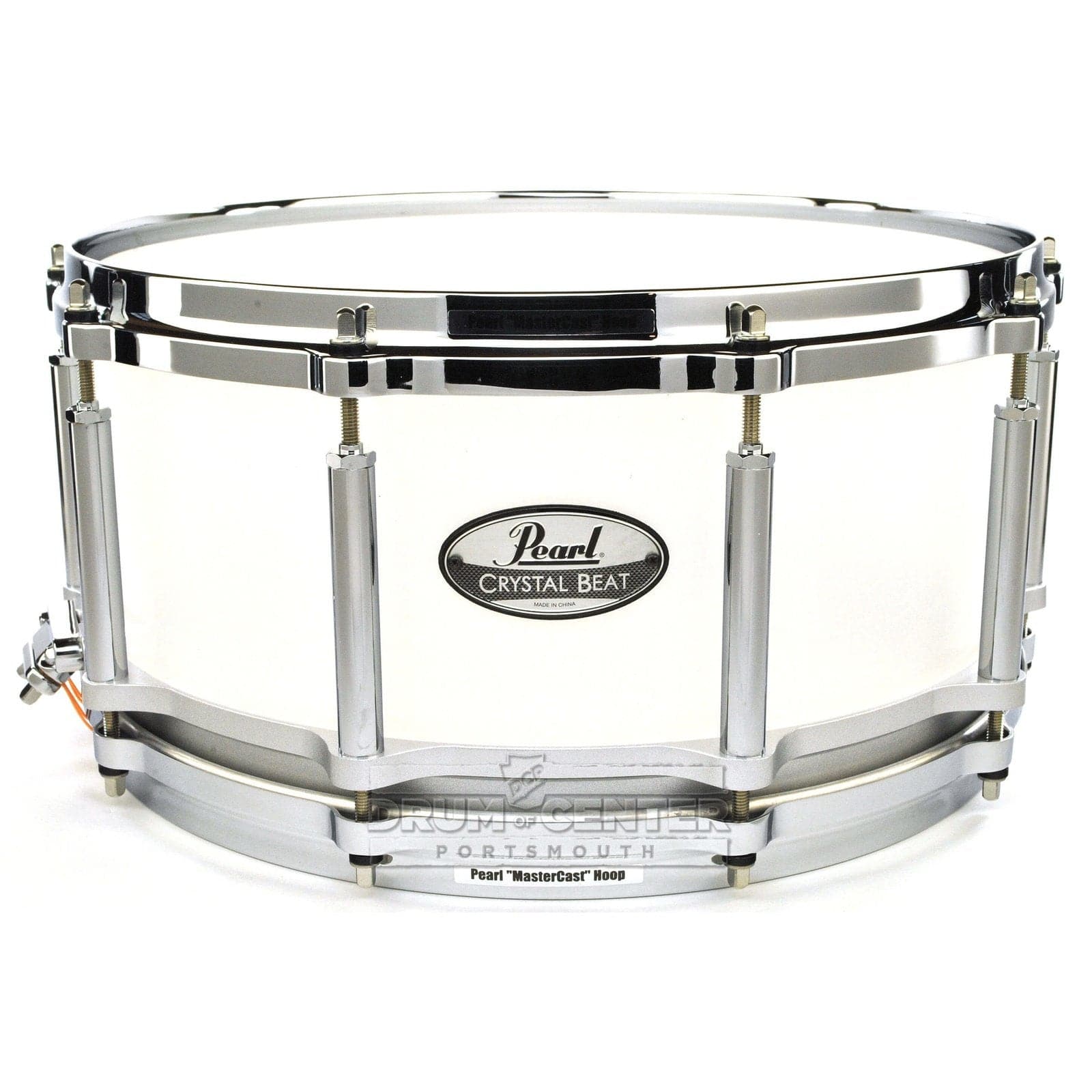 Pearl Crystal Beat Acrylic Free Floating Snare Drum 14x6.5 Frosted