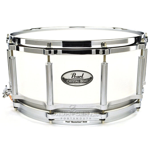 Pearl Crystal Beat Acrylic Free Floating Snare Drum 14x6.5 Frosted