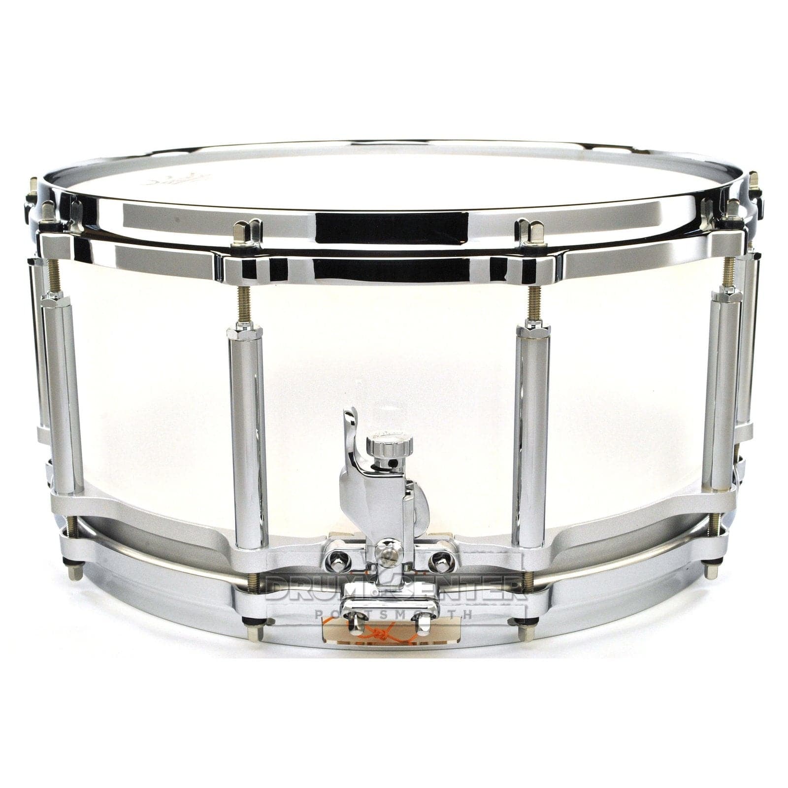 Pearl Crystal Beat Acrylic Free Floating Snare Drum 14x6.5 Frosted