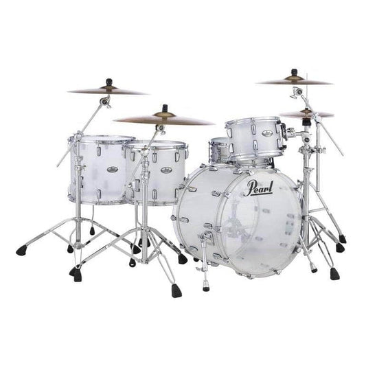 Pearl Crystal Beat 4pc Drum Set 22/12/14/16 Frosted