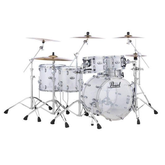 Pearl Crystal Beat Acrylic Drum Set 22/10/12/14/16 Frosted