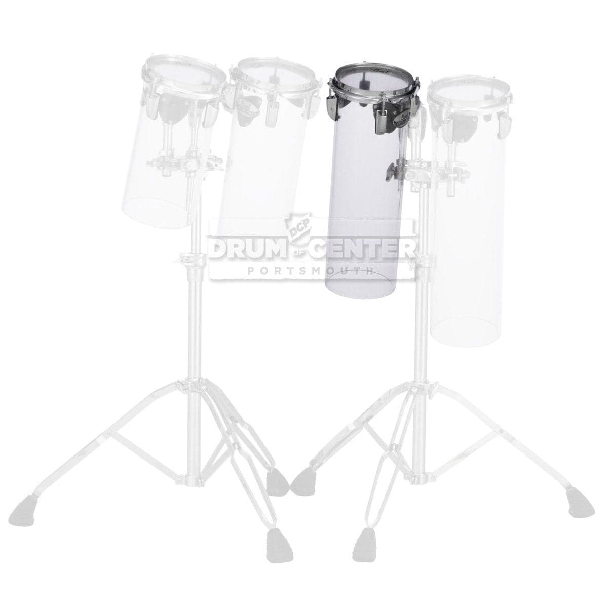 Pearl Crystal Beat 6"x18" Rocket Tom - Ultra Clear