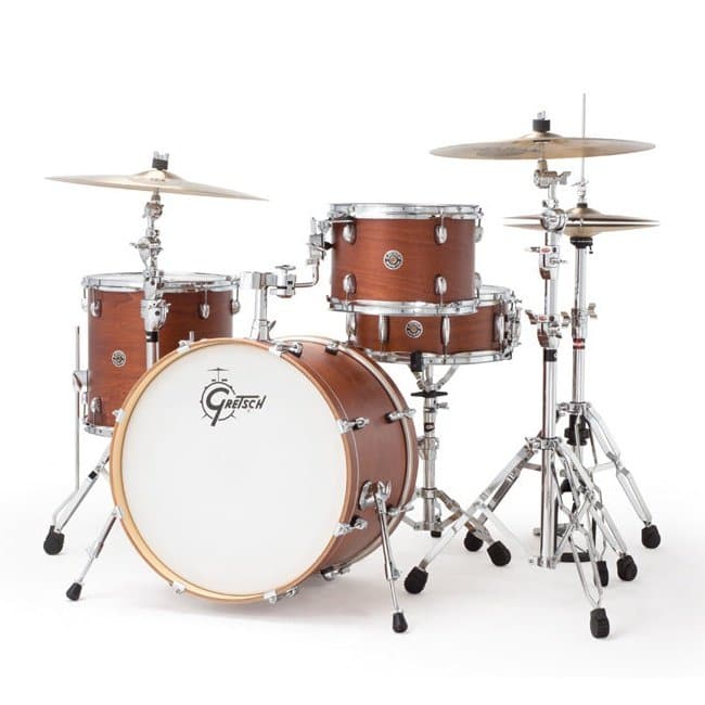 Gretsch Catalina Club 4pc Jazz Drum Set Satin Walnut Glaze