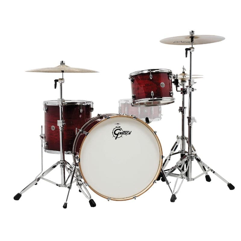 Gretsch Catalina Club Drum Set 3pc With 24 Bass Drum - Gloss Crimson Burst