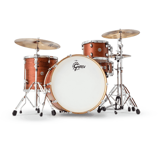 Gretsch Catalina Club 3 Piece Drum Set With 24 BD - Satin Walnut Glaze